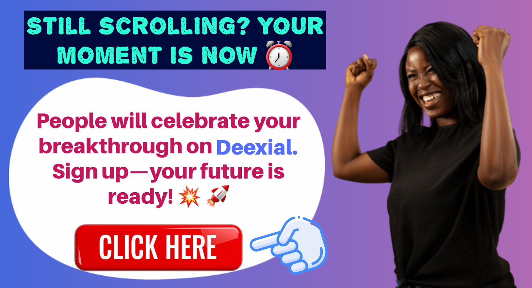 Deexial sign up